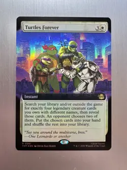 Turtles Forever - 261 - MTG: Teenage Mutant Ninja Turtles - Extended Art - Foil - Image 1