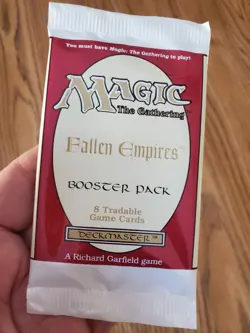 MAGIC THE GATHERING Lot of Six (6) FALLEN EMPIRES Factory Sealed Booster Packs - Image 3