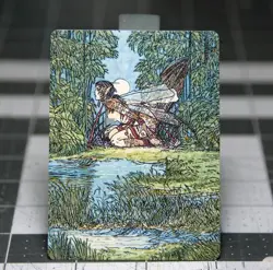 Bondage Fairy Earthbind MTG Satirical Altered Art - Image 1