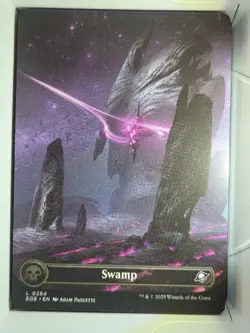 Swamp (Borderless) - L264 - MTG - Edge of Eternities (EOE) - Image 1