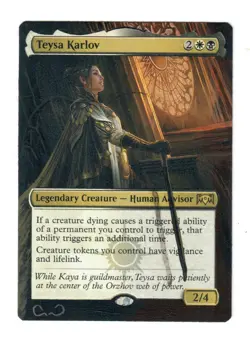 Teysa Karlov Altered Full Art MTG Magic Commander EDH Orzhov Token Legendary - Image 1