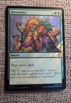 HARMONIZE ~ NM ~ MTG - 0051 TMC Ninja Turtles TMNT SURGE FOIL - Image 1