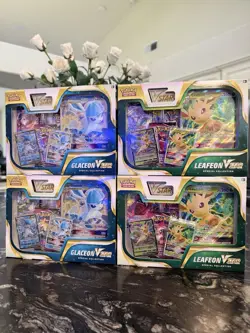 2x Pokemon TCG Glaceon / 2x Leafeon VSTAR Special Collection - Sealed - Image 1