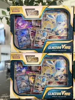 2x Pokemon TCG Glaceon / 2x Leafeon VSTAR Special Collection - Sealed - Image 4