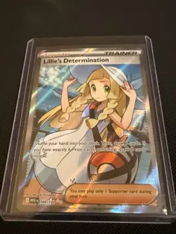 Pokemon Lillie's Determination 169/132- Mega Evolution- Full Art- Holo Rare - Image 1