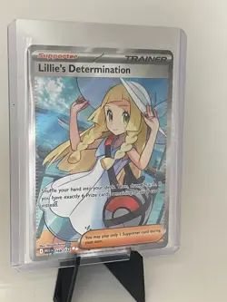 Pokemon Lillie's Determination 169/132- Mega Evolution- Full Art- Holo Rare - Image 2