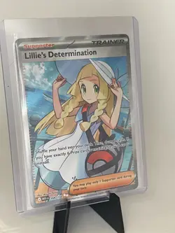 Pokemon Lillie's Determination 169/132- Mega Evolution- Full Art- Holo Rare - Image 3