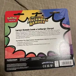 Pokemon Mega Evolution Ascended Heroes 2-Pack Blister Larry (Factory Sealed) - Image 2