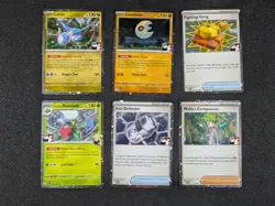 Lot of 6 Play Pokemon League Prize Pack Series 8 Holos - Image 1