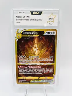 PCA 9,5 Carte POKEMON ARCEUS GG70/GG70 VStar GOLD EB12.5 Zenith Supreme FR - Image 2