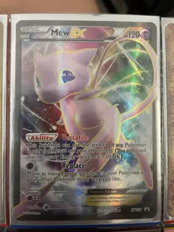 Pokemon Mew EX Full Art Promo Holo Basic XY126 XY Versatile HP120 - Image 1