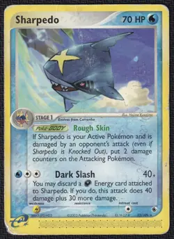 Pokemon Sharpedo 22/109 Non-Holo Rare EX Sapphire & Ruby - Image 1