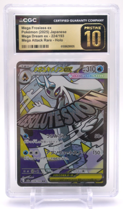 CGC 10 PRISTINE! Pokemon | Mega Froslass ex #224 - MEGA ATTACK RARE! Mega Dream - Image 1