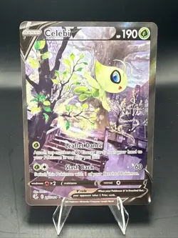 Pokemon Celebi V (Alternate Full Art) 245/264 Swsh08: Fusion Strike Holo - Image 2