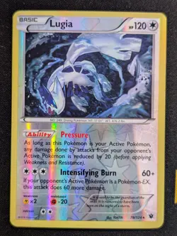 Lugia 78/124 XY - Fates Collide Pokemon NM Reverse Holo - Image 1