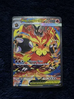 2026 Pokemon Ascended Heroes Mega Emboar ex SIR #273/217 FAST SHIP - Image 1