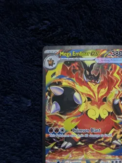 2026 Pokemon Ascended Heroes Mega Emboar ex SIR #273/217 FAST SHIP - Image 3