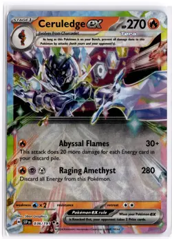 Ceruledge ex 036/191 Double Rare Surging Sparks Pokemon Near Mint - Image 1