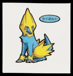 Manectric Daiichi Deco Bread Sticker Pokemon Japanese Lightly Played - Image 1