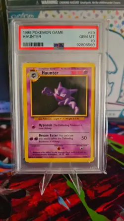 Haunter 1999 Pokemon Game #29 PSA 10 Gem Mint Base Set - Image 1