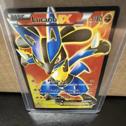 Pokemon Lucario EX Full Art Ultra Rare Holo XY Furious Fists 107/111 180 HP - Image 1