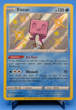 Eiscue SV035/SV122 Pokemon TCG 2021 Shining Fates Shiny Vault Holo Rare NM - Image 1