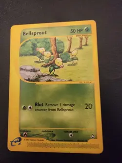 Bellsprout 045/147 Aquapolis Pokemon TCG Vintage e Reader - Image 1