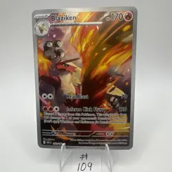 Blaziken 192/182 - Pokemon TCG Destined Rivals Illustration Rare NM - Image 1