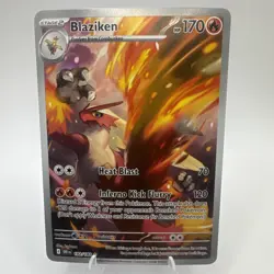 Blaziken 192/182 - Pokemon TCG Destined Rivals Illustration Rare NM - Image 2
