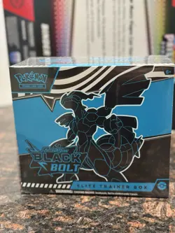 Pokemon TCG Black Bolt ETB Elite Trainer Box Sealed - Image 1