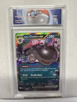 2024 Pokemon Paldean Clodsire Ex #59 HGC 9 (sb6) - Image 1