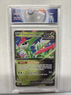 2024 Pokemon Iron Leaves Ex #25 HGC 9 (sb6) - Image 1