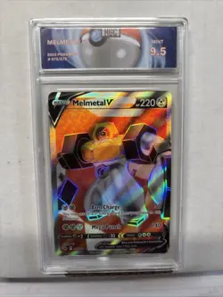 2022 Pokemon Melmetal V #75 HGC 9.5 (sb6) - Image 1