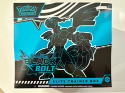 Pokemon TCG Scarlet & Violet Black Bolt Pokemon ETB Elite Trainer Box New - Image 1