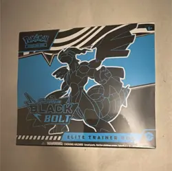Pokemon TCG Scarlet & Violet Black Bolt Elite Trainer Box English 2025 Zekrom - Image 1