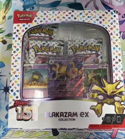 (2)Pokemon TCG: Scarlet & Violet-151 Alakazam ex Collection Box - Factory Sealed - Image 3
