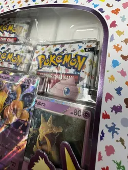 (2)Pokemon TCG: Scarlet & Violet-151 Alakazam ex Collection Box - Factory Sealed - Image 4