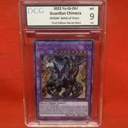 2022 Yu-Gi-Oh Guardian Chimera BACH-EN040 Secret Rare 1st Ed DCG 9 - Image 1