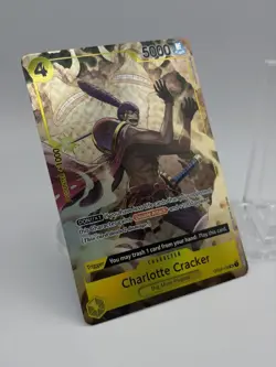 One Piece Charlotte Cracker Alt Art OP03-108 SR - Pillars of Strength NM ENGLISH - Image 2