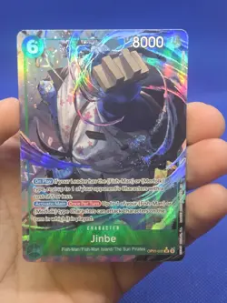 One Piece A Fist of Divine Speed Jinbe OP11-031 Alternate Alt Art Parallel NM - Image 2