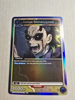 Genya Shinazugawa KMY-3-024 Rare Foil Union Arena Demon Slayer Vol 2 - Image 1