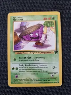 Grimer - 57/82 - Common - Team Rocket Set - 2000 - Pokemon Card - MP - Image 1