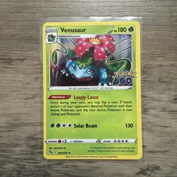 Pokemon TCG: Venusaur - Pokemon GO 003/078 Holographic Rare - NM/M Card - Image 1
