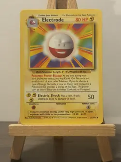 Pokemon TCG Electrode Base Set 21/102 Regular Rare 1999 Card Wotc - Image 1