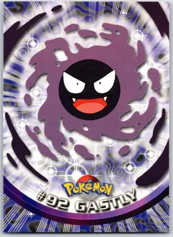 POKEMON TOPPS TRADING CARDS SERIES 2 GASTLY #92 NON HOLO NM - Image 1