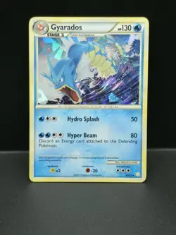 Pokemon Gyarados TCG HeartGold SoulSilver Holo Card 4/123 Rare - Image 1