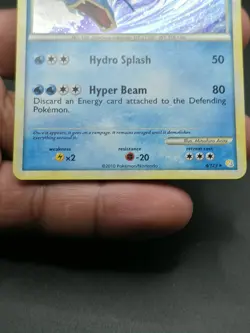 Pokemon Gyarados TCG HeartGold SoulSilver Holo Card 4/123 Rare - Image 2