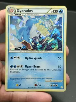 Pokemon Gyarados TCG HeartGold SoulSilver Holo Card 4/123 Rare - Image 3