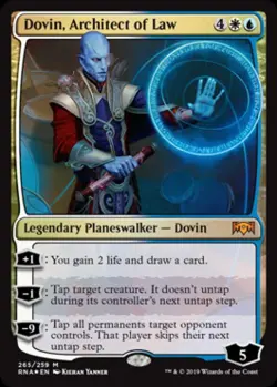 Dovin, Architect of Law -Foil Medium Play MTG Ravnica Allegiance - Image 1