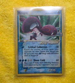 Kyogre Gold Star 2005 EX Delta Species 112/113 Holo Pokemon Card LP - Image 3
